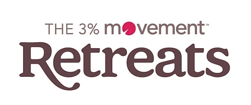 3% Retreats logo